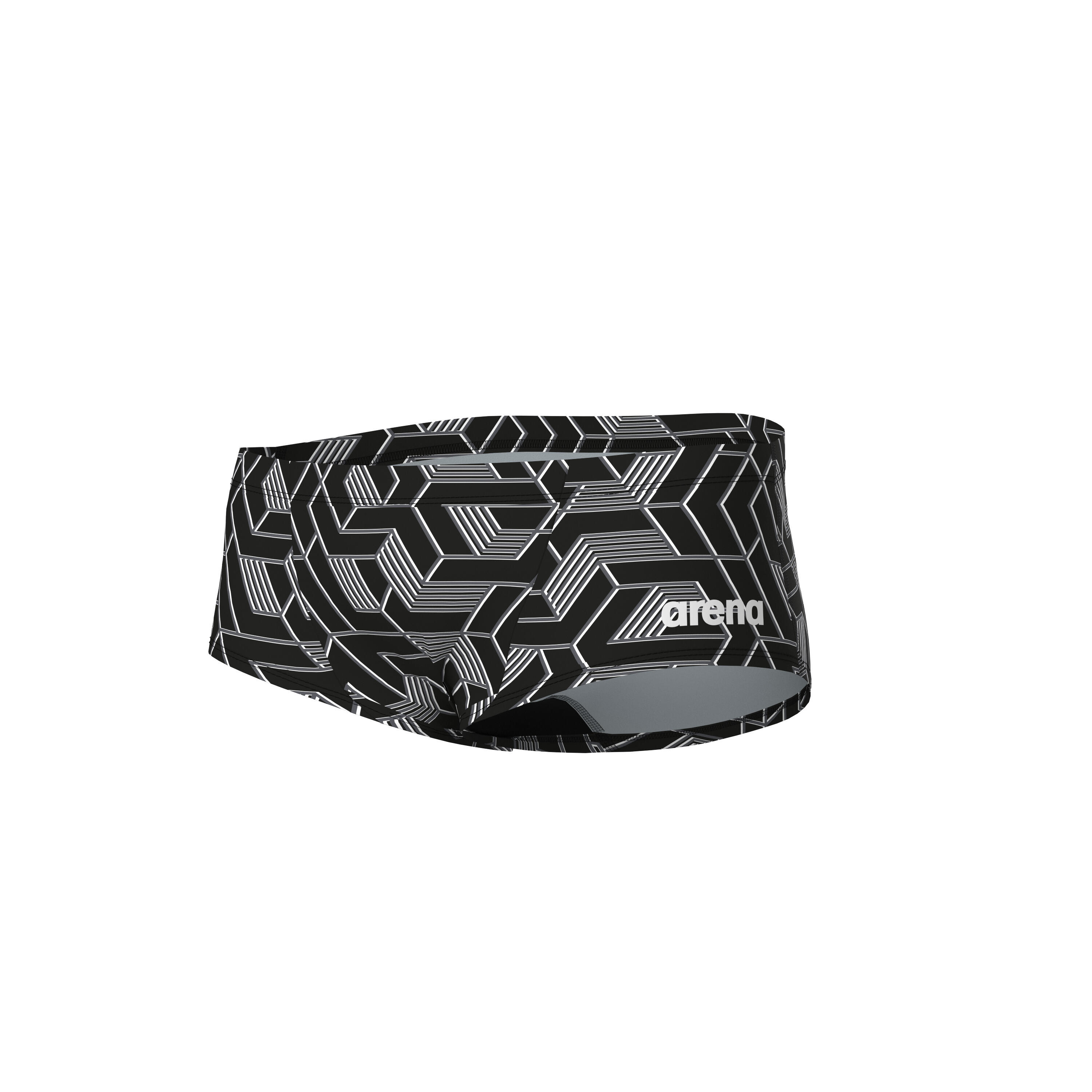 Slip da bagno Arena Escape Low Waist Squadra Nero 5/7