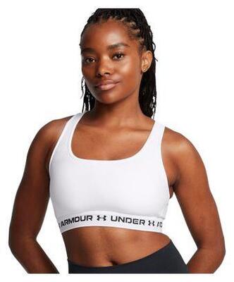 Reggiseno sportivo Under Armour Crossback Mid White Donna