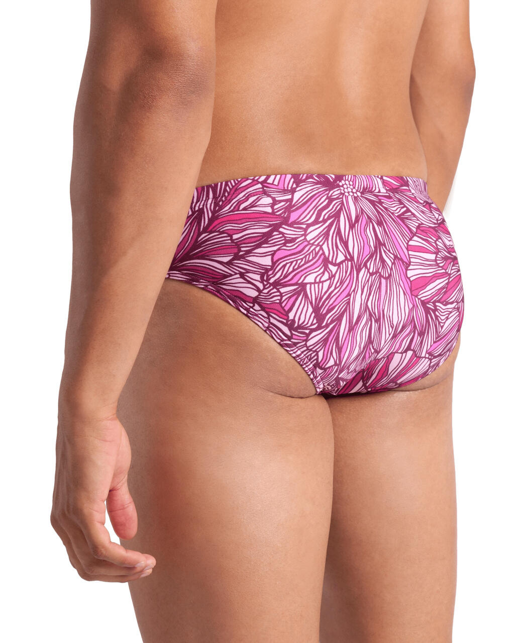 Pool-Flip-Flops Arena Pink Dahlia Swim Briefs 5/7