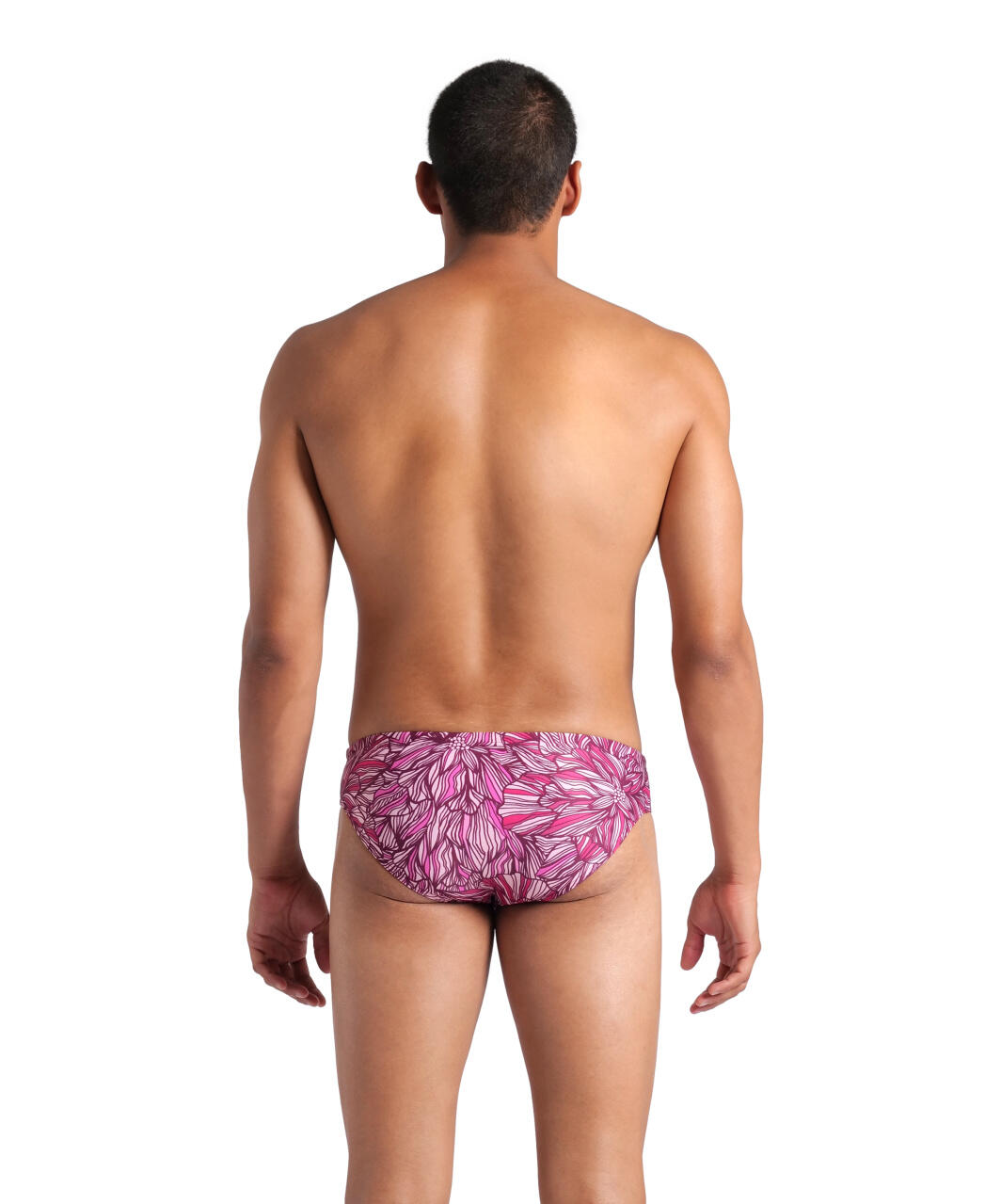 Pool-Flip-Flops Arena Pink Dahlia Swim Briefs 4/7