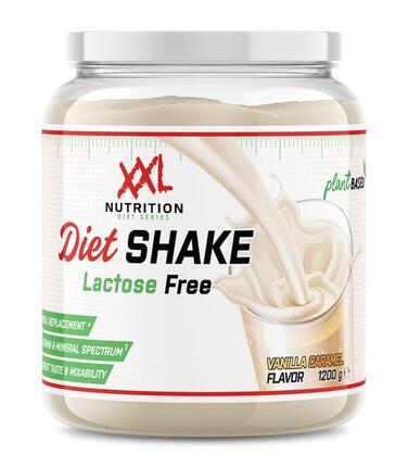 Diet Shake Lactose Free - Vegan Maaltijdvervanger - Vanille Karamel - 480 gram