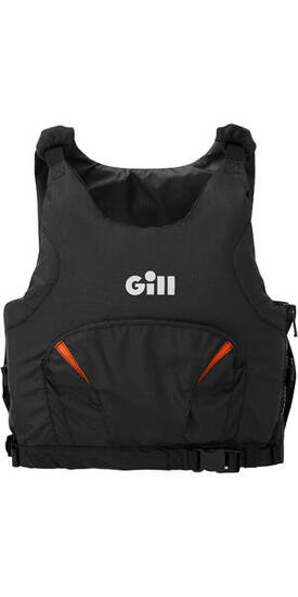 2022 Gill Junior Pro Racer Side Zip 50N Buoyancy Aid - Black / O