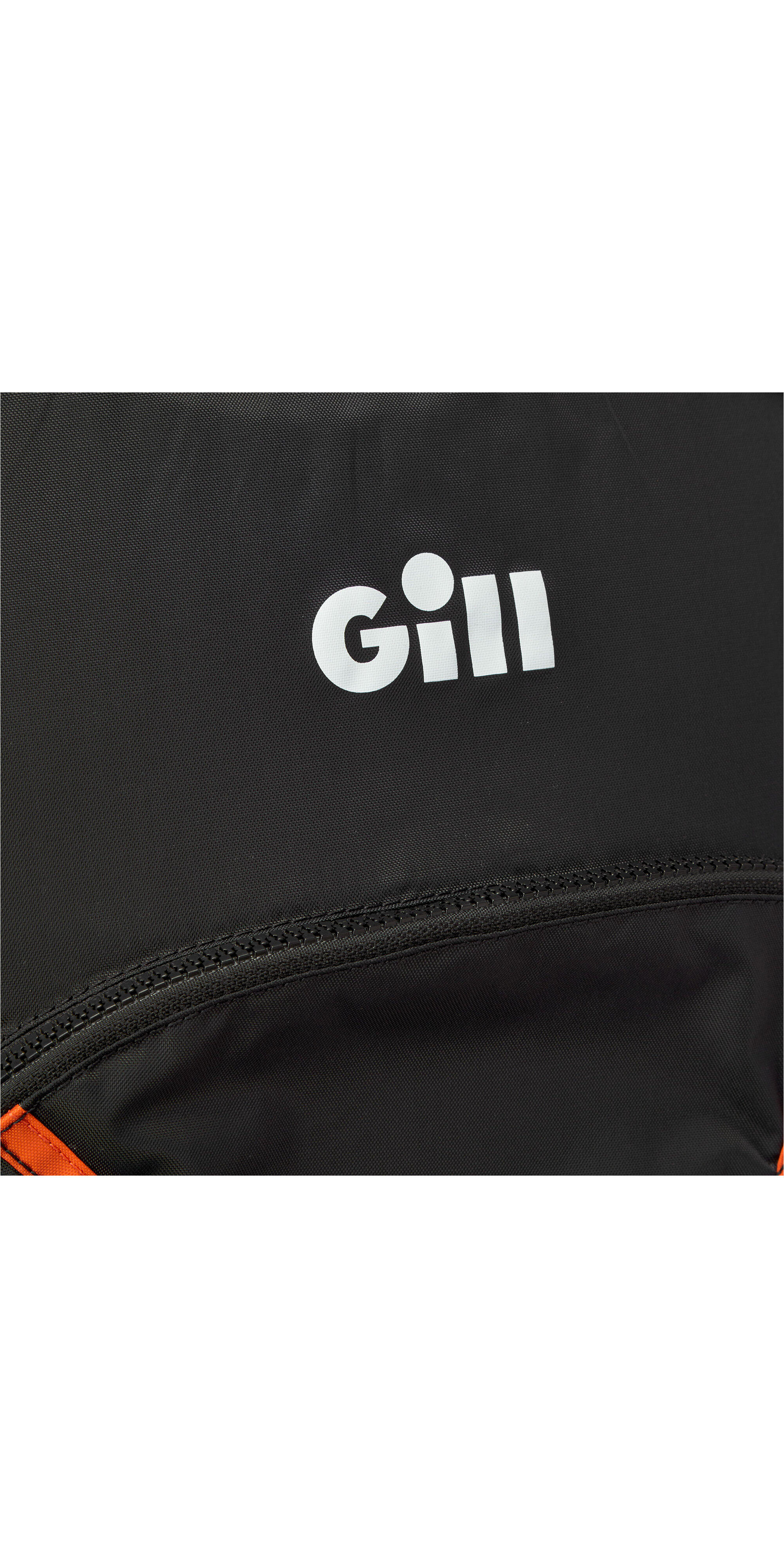 2022 Gill Junior Pro Racer Side Zip 50N Buoyancy Aid - Black / O 3/3