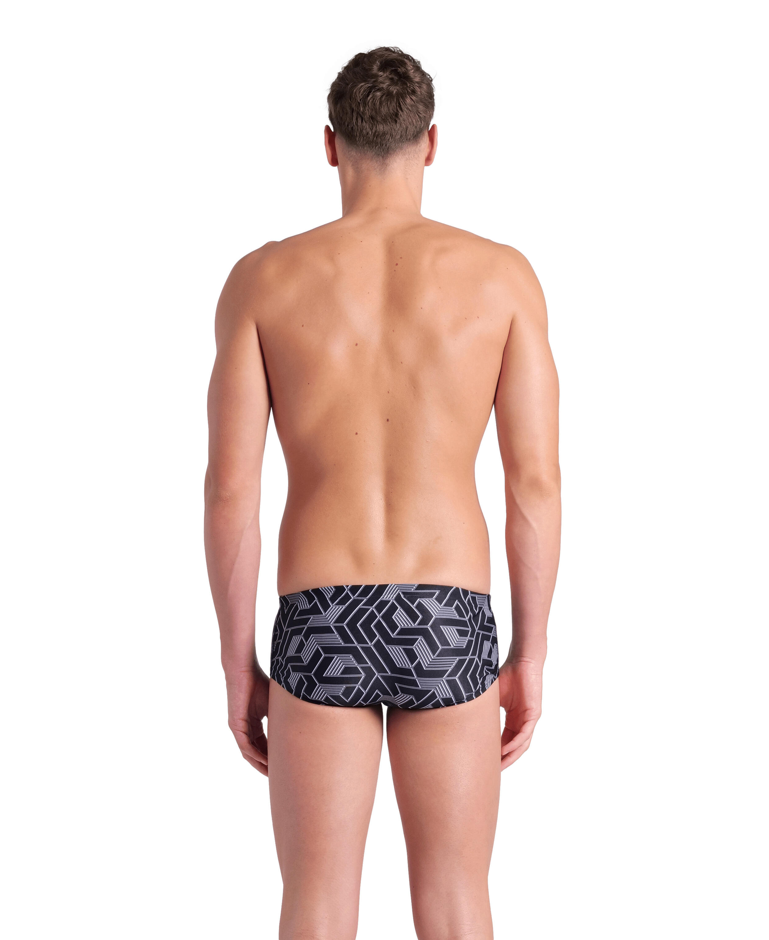 Slip da bagno Arena Escape Low Waist Squadra Nero 2/7