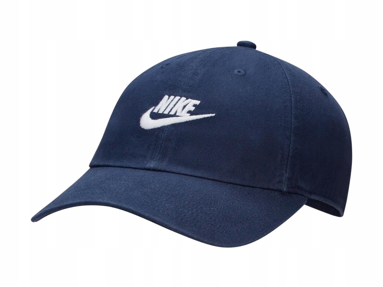 CZAPKA Z DASZKIEM NIKE FB5368-410 granatowa bawełniana M/L 2/3