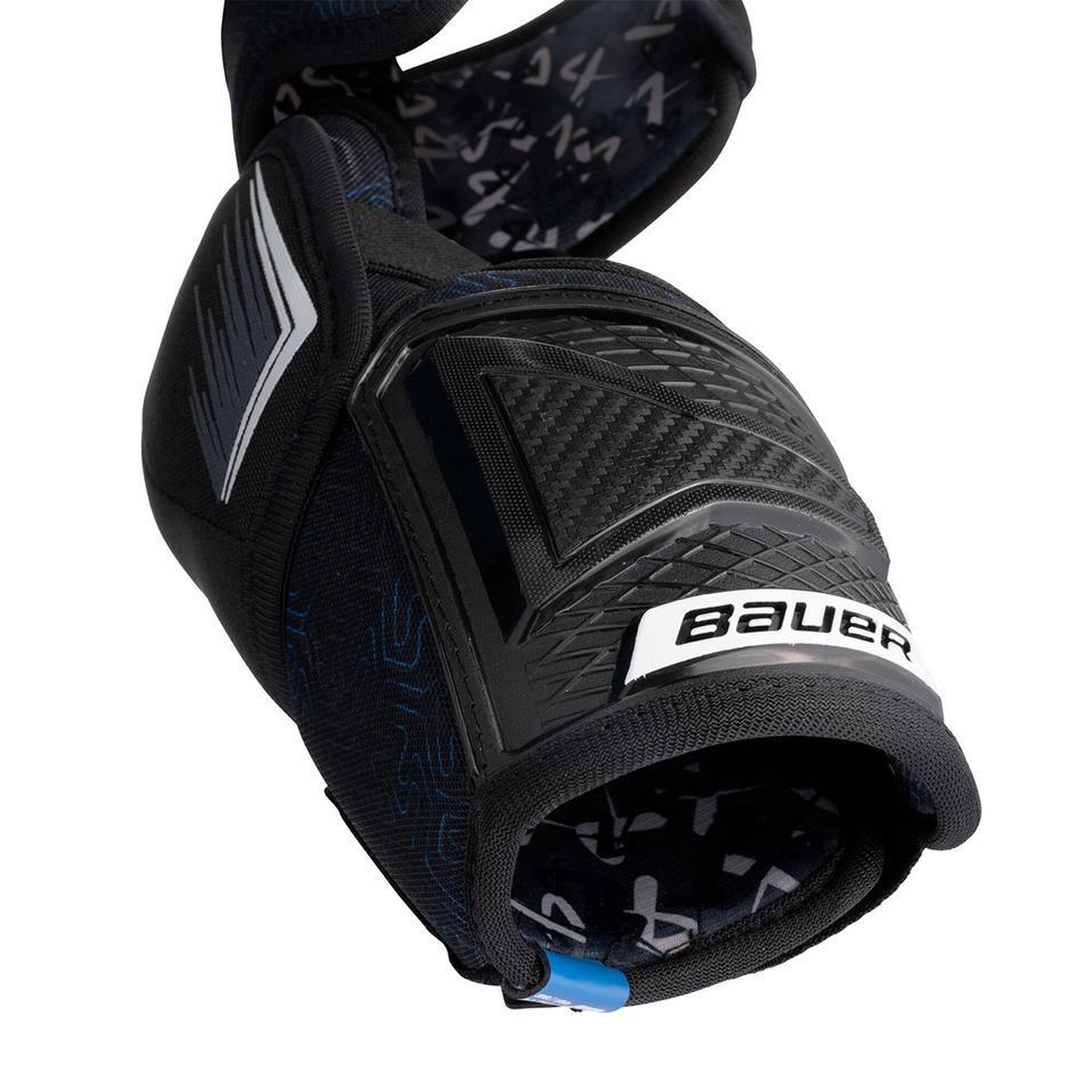 Protecții de cot BAUER X SR pentru hochei