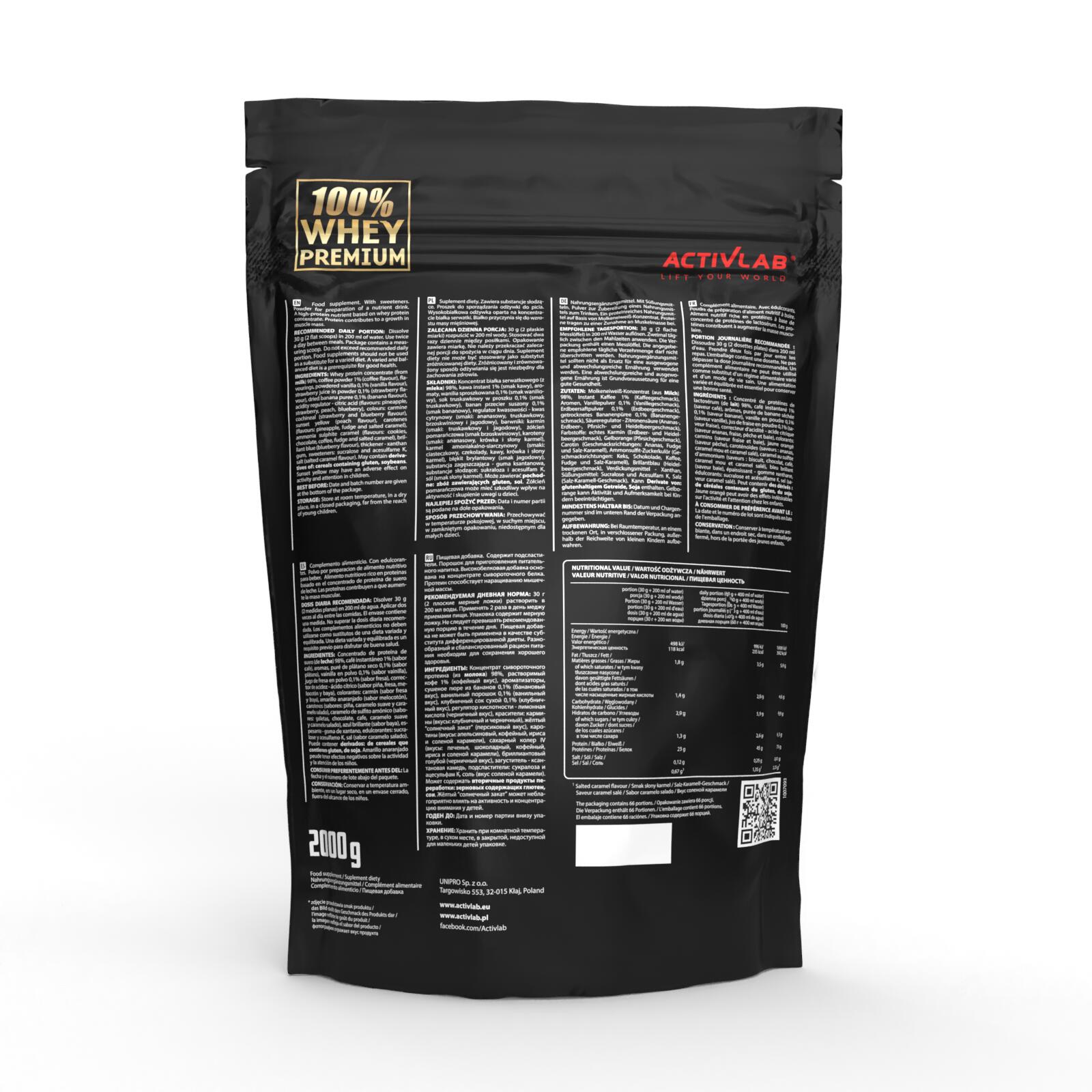 Koncentrat białka serwatkowego WHEY Premium Activlab 3/5