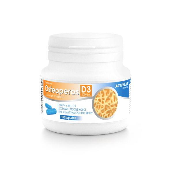 Osteoperos D3 2000 IU Mocne kości i zęby Activlab Pharma