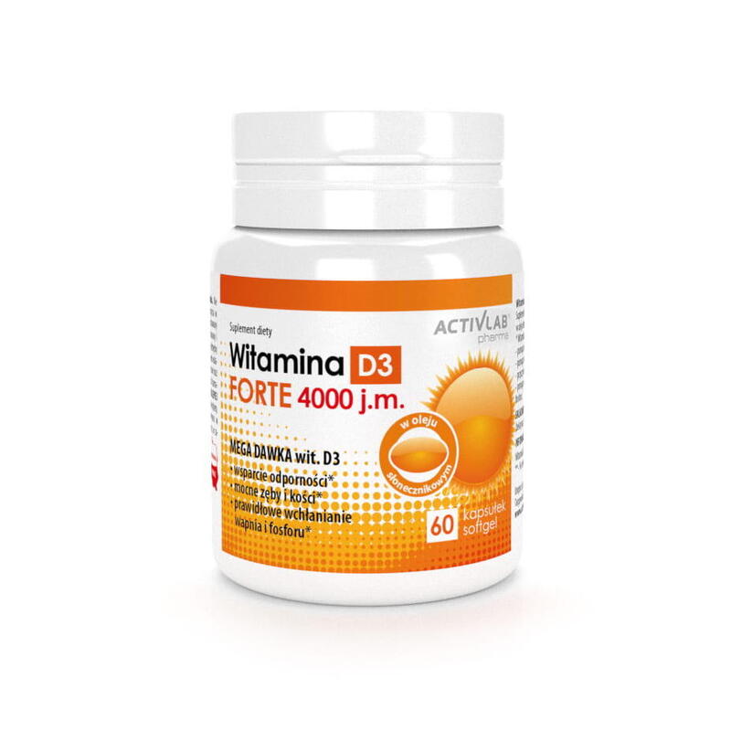 Witamina D3 FORTE 4000 IU Activlab Pharma