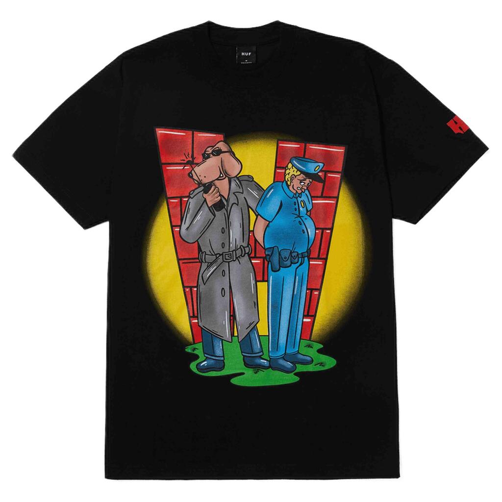 T-shirt Huf model TS02180-BLACK for unisex