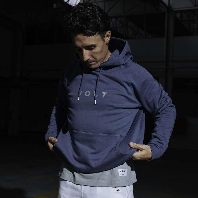 Sweat à capuche Bleu
