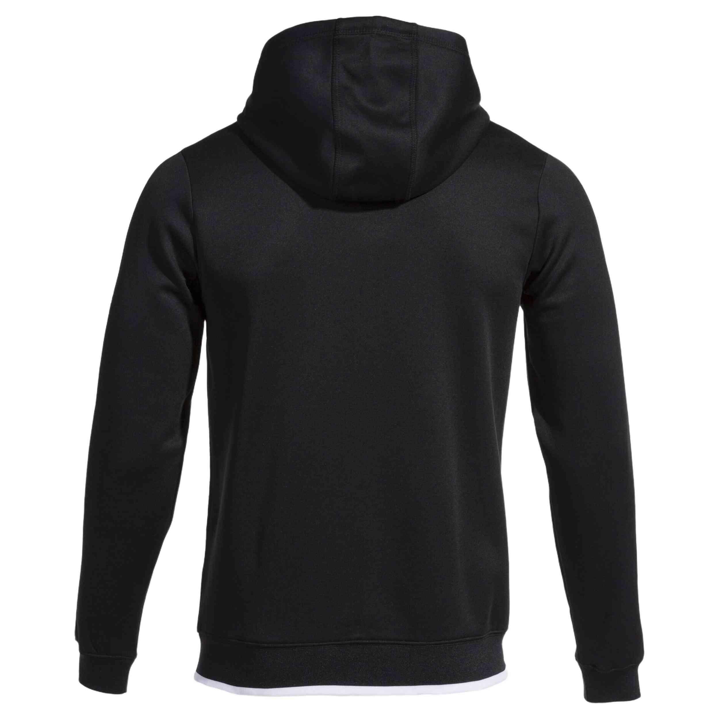 Casaco Com Capuz Futebol Criança Joma Olimpiada Preto 2/5