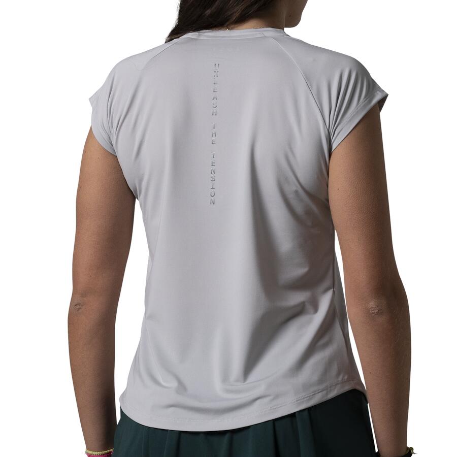 Camiseta Mujer Padel Ice Grey 2/3
