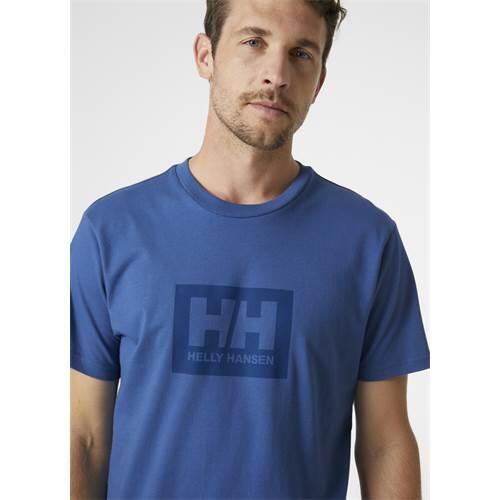 Camiseta de manga corta para hombre Helly hansen Box en color azul 2/5