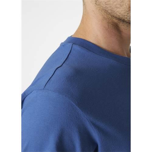 Camiseta de manga corta para hombre Helly hansen Box en color azul 3/5