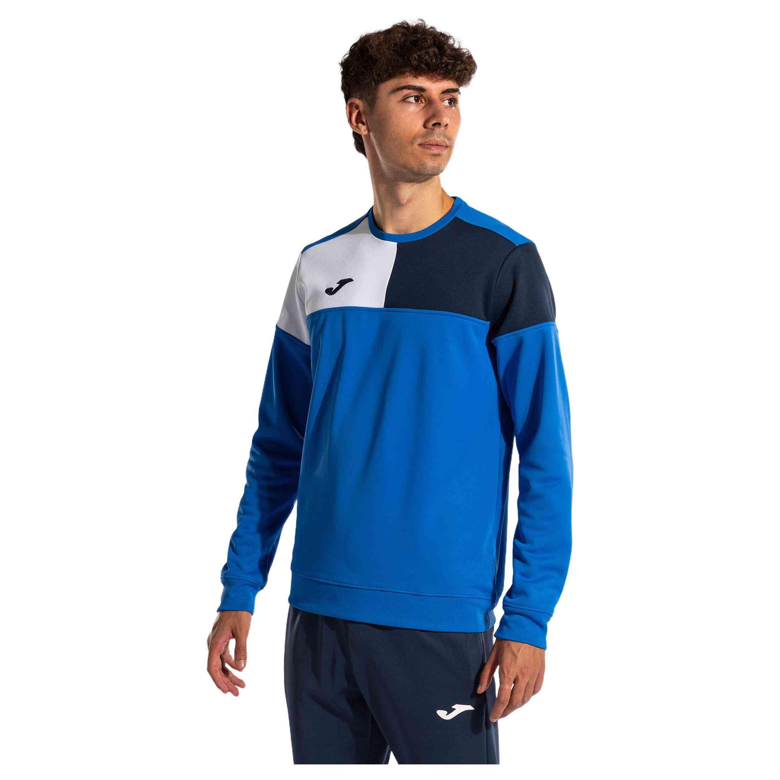 Sudadera Fútbol Hombre Joma Crew V Royal 4/5