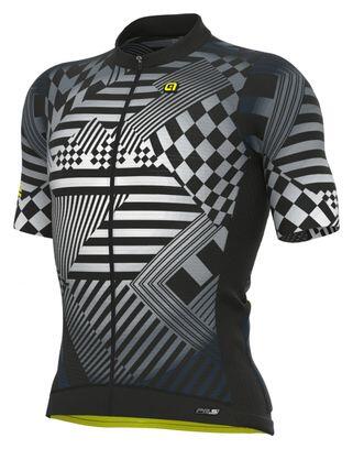 ALÉ CYCLING Alé Checker Gray Short Sleeve Jersey