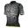 Maillot Manches Courtes Alé Checker Gris