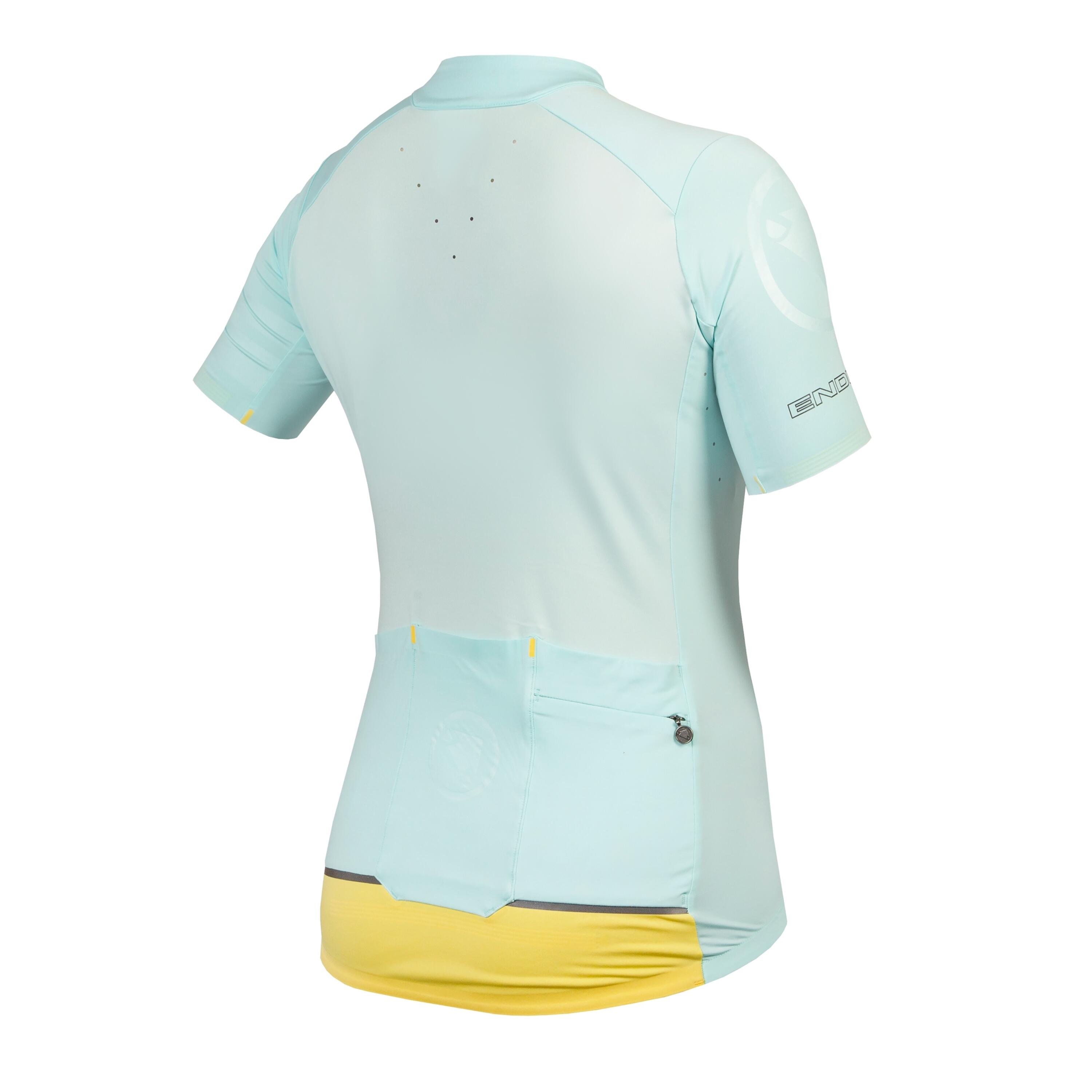 Camisola Endura Pro SL II Mulher Manga Curta — Azul Glacier 2/4