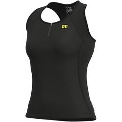 Maillot été femme Alé Color Block — Noir, col zippé, sans manches, L