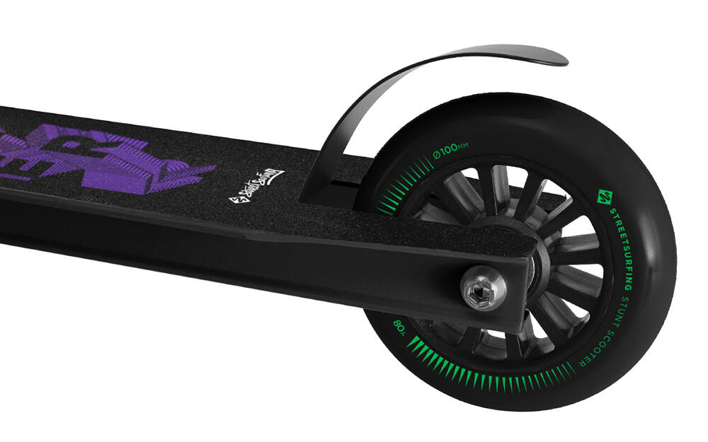 Trottinette freestyle Street Surfing TRICKSTER Black Gum 5/6