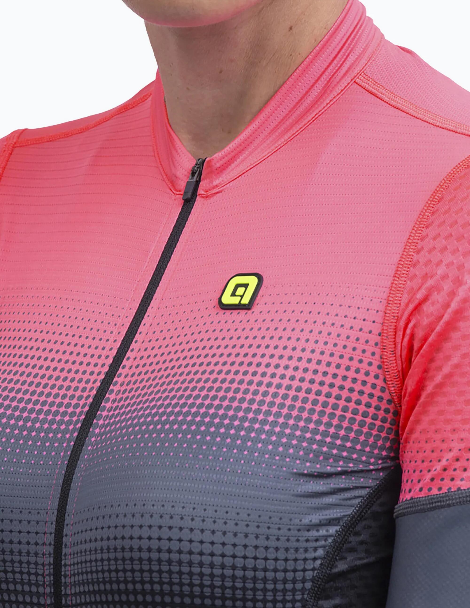 Alé Damen-Kurzarmtrikot in Farbverlauf Orange 5/6