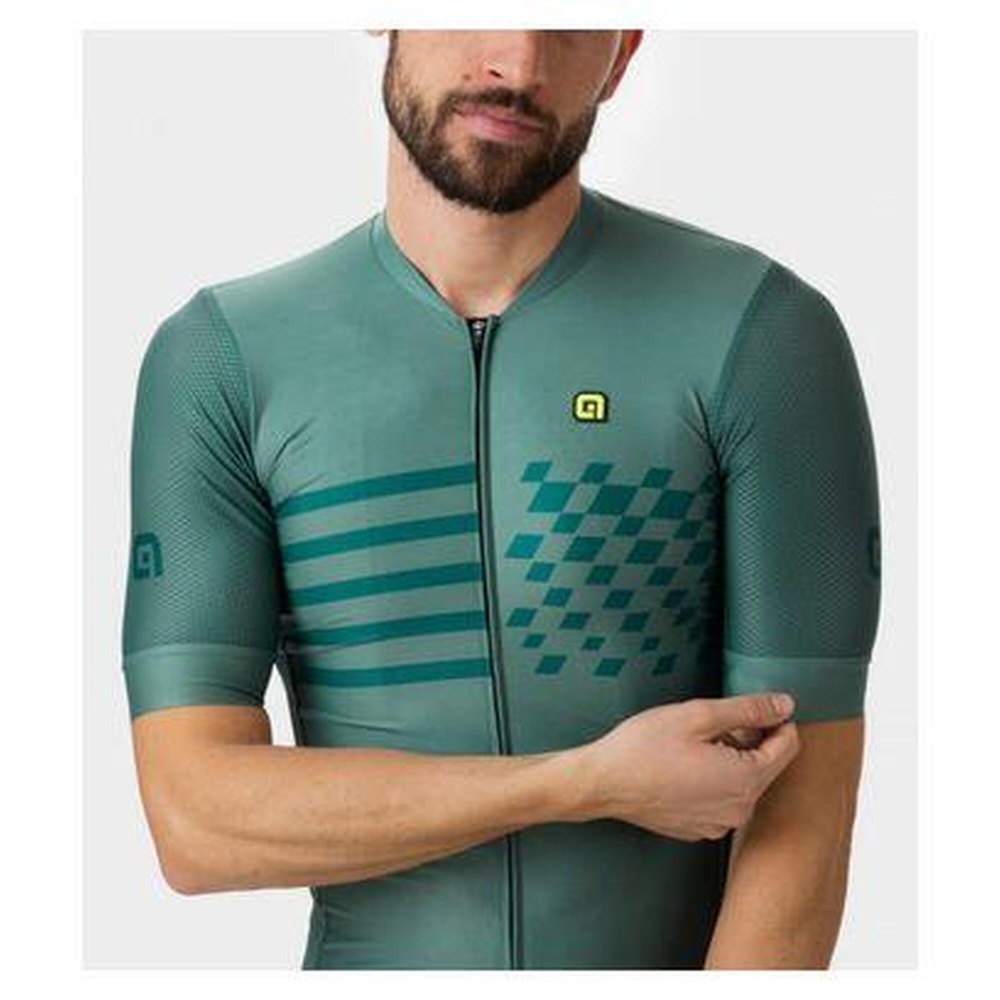 Maillot Manches Courtes Alé Play Vert