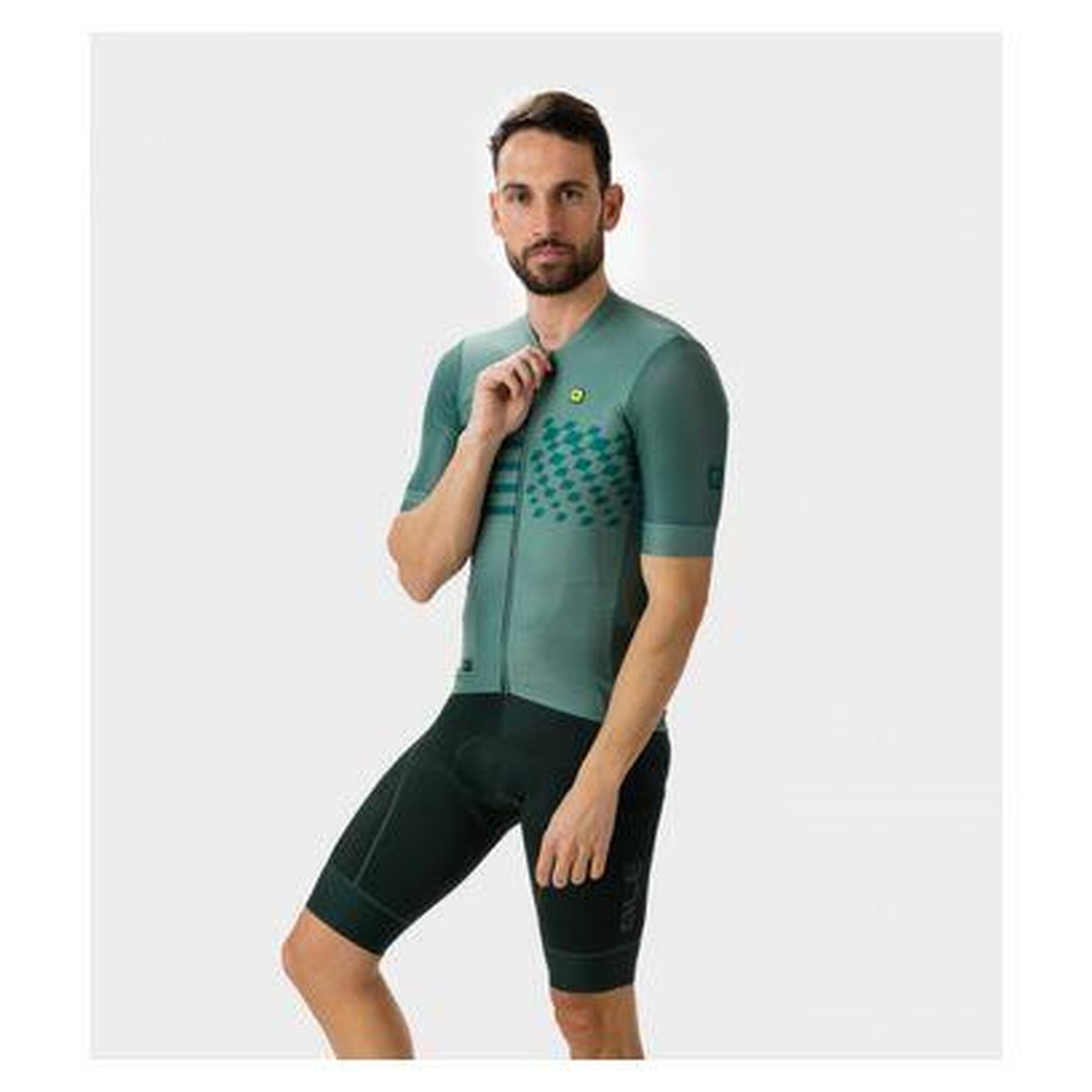 Maillot Manches Courtes Alé Play Vert
