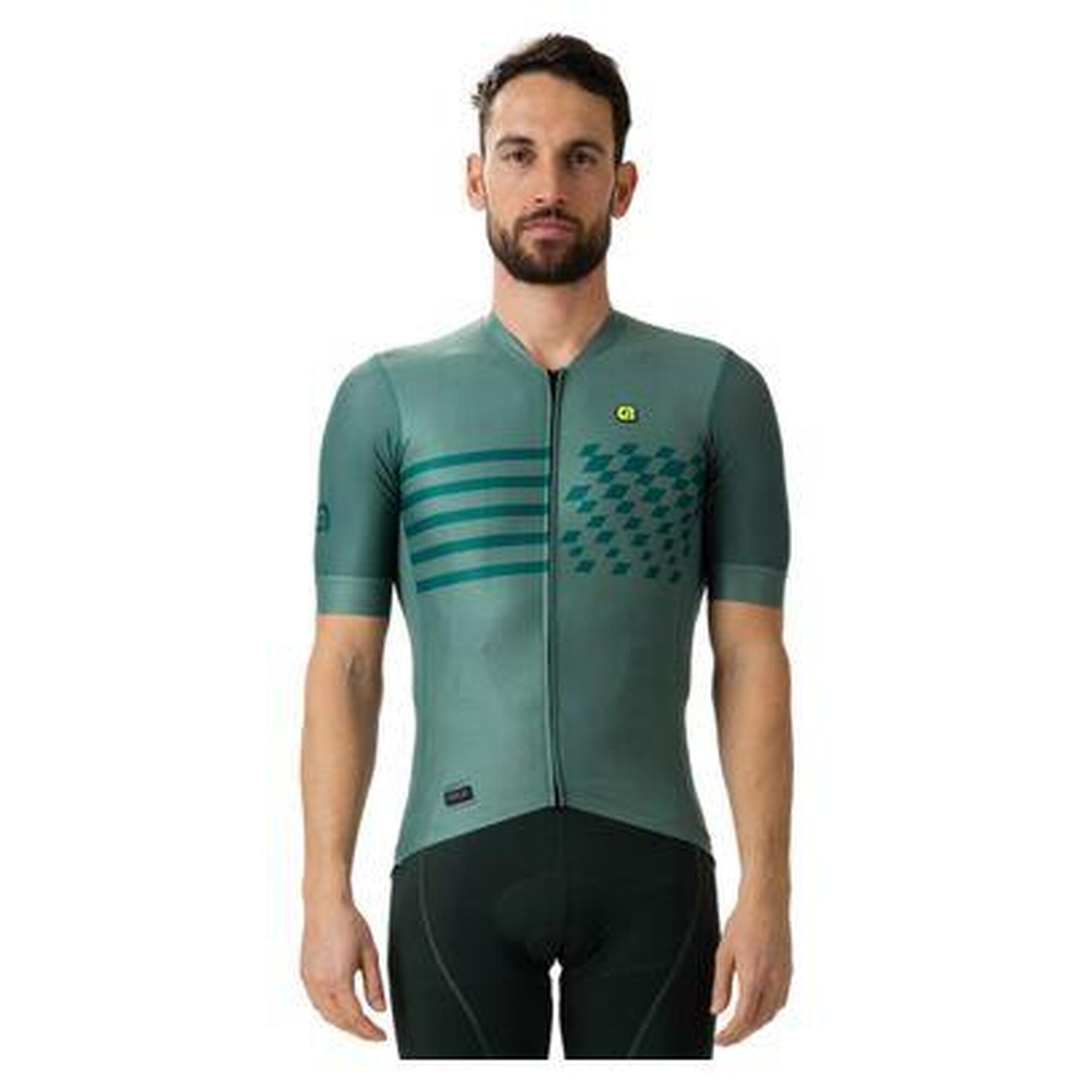 Maillot Manches Courtes Alé Play Vert