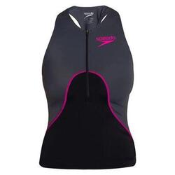 Débardeur Femme Speedo Singlet Proton Noir Rose
