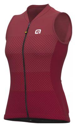 Maglia da donna Alé Level Borgogna