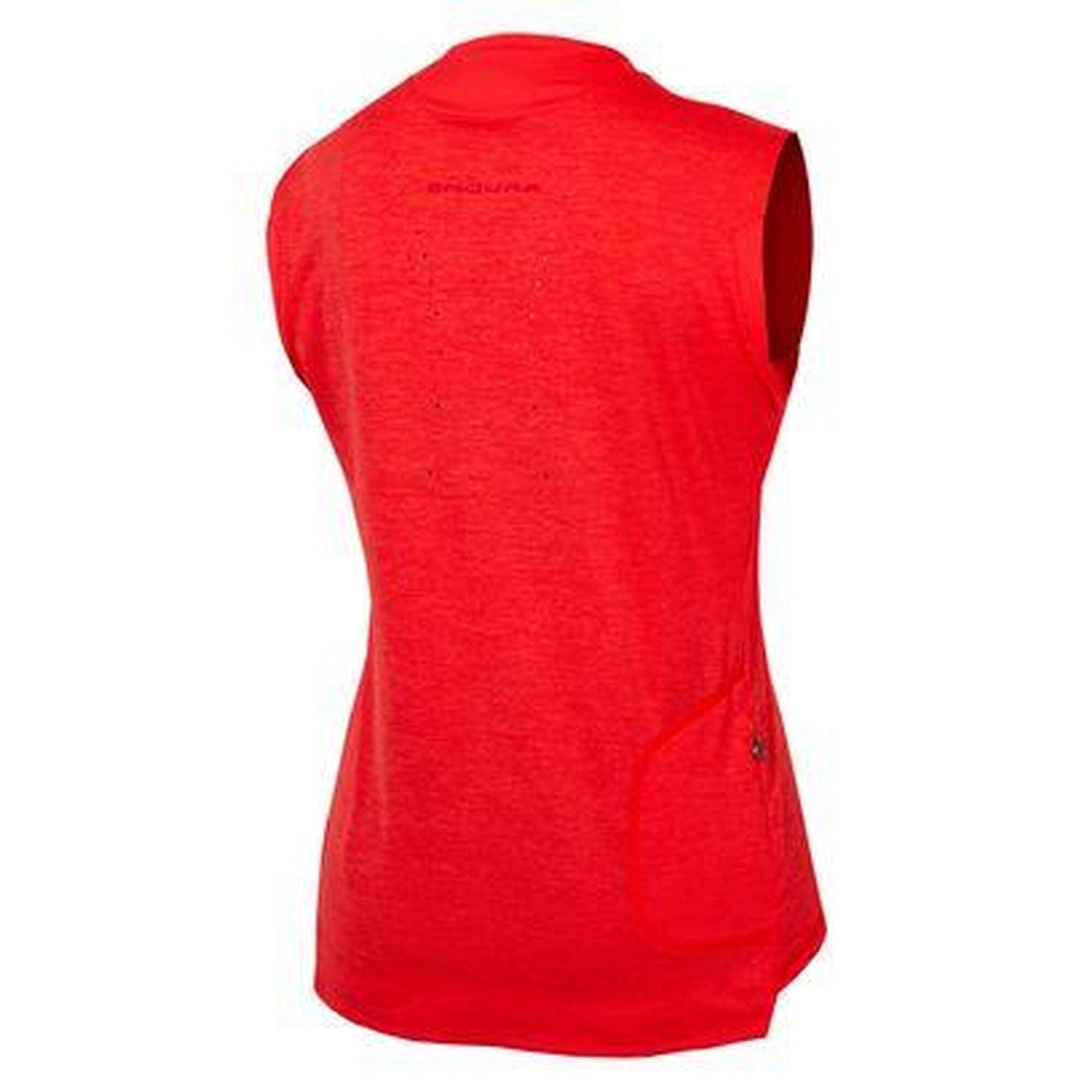 Débardeur Endura SingleTrack Femme Grenade Rouge