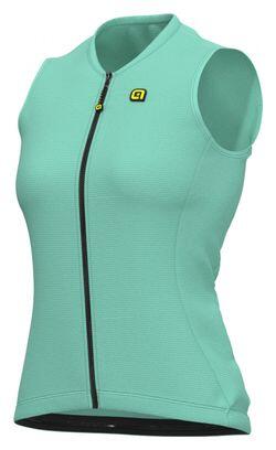 Fato de banho feminino alé color block s/less verde água