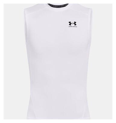 Camiseta sin mangas Lycra HeatGear® Under Armour Blanco 5/7