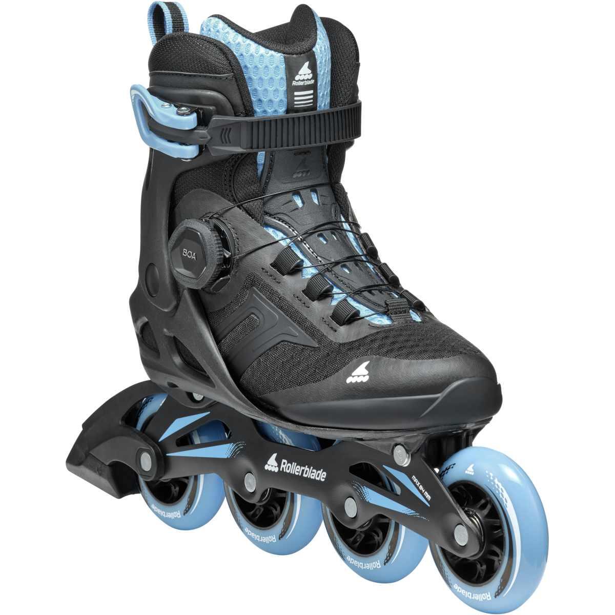 ROLLERBLADE MACROBLADE 84 BOA W, NOIR/BLEU POUDRE, 40.5/41 5/7