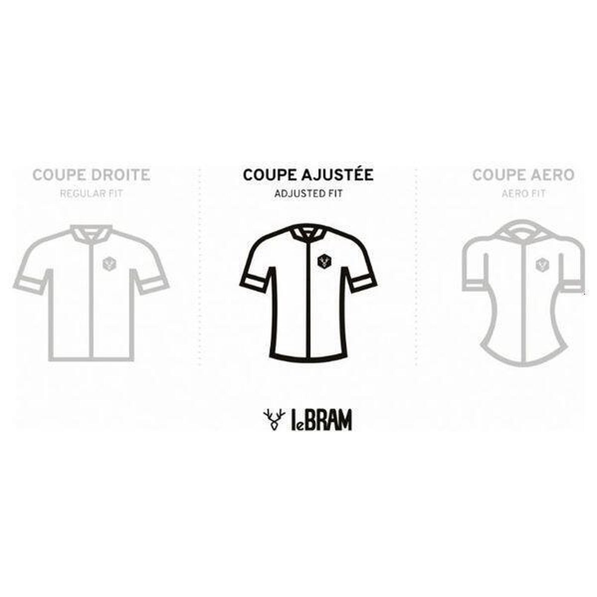 Maillot Manches Courtes LeBram Izoard Kaki Coupe Ajustée LEBRAM