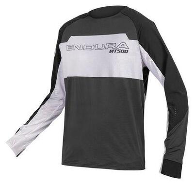 Endura mt500 burner lite lange mouw jersey zwart/wit