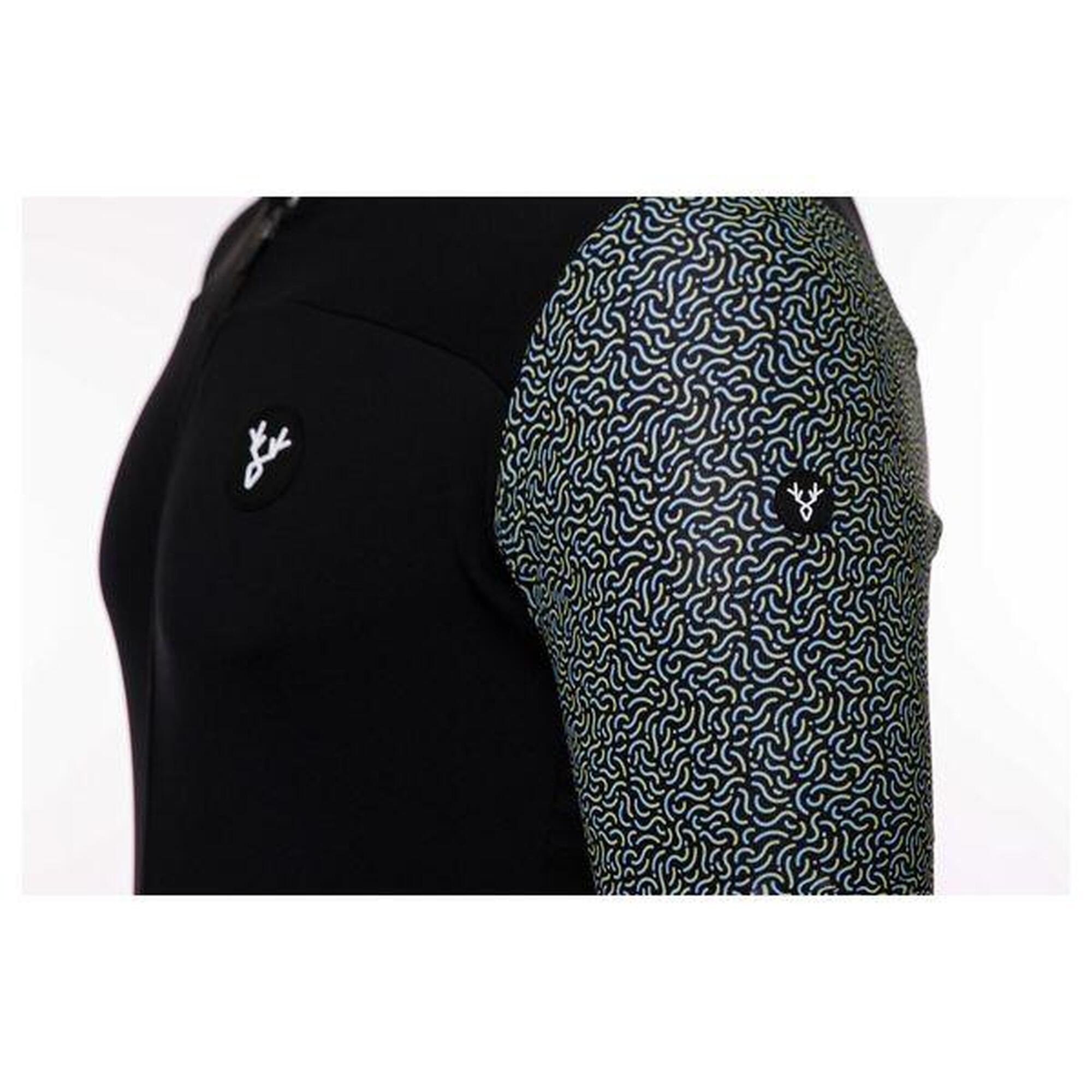 Maillot Manches Courtes LeBram Aspin Noir Vert