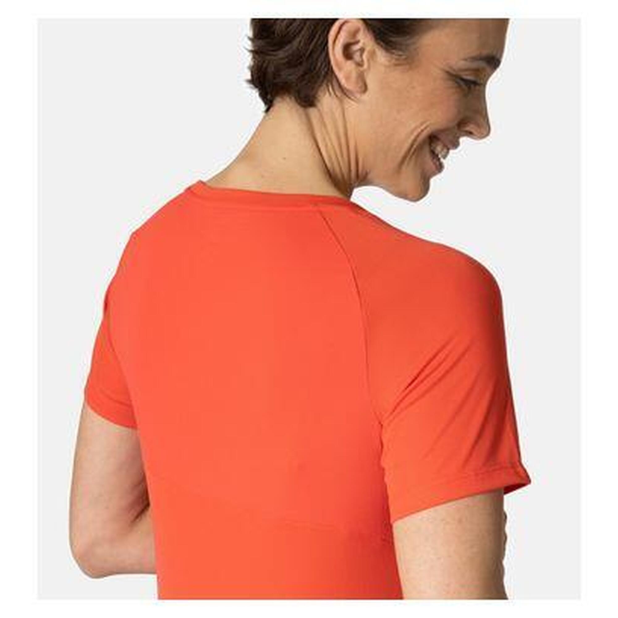 Maillot Manches Courtes Odlo Essential Chill-Tec Femme Orange