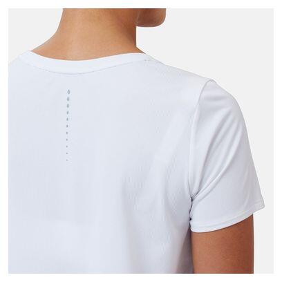 T-Shirt Running Odlo Zeroweight Chill-Tec Blanc Femme 7/7
