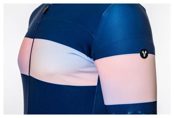 LeBram Agnès Short Sleeved Jersey Navy Aurora 5/7