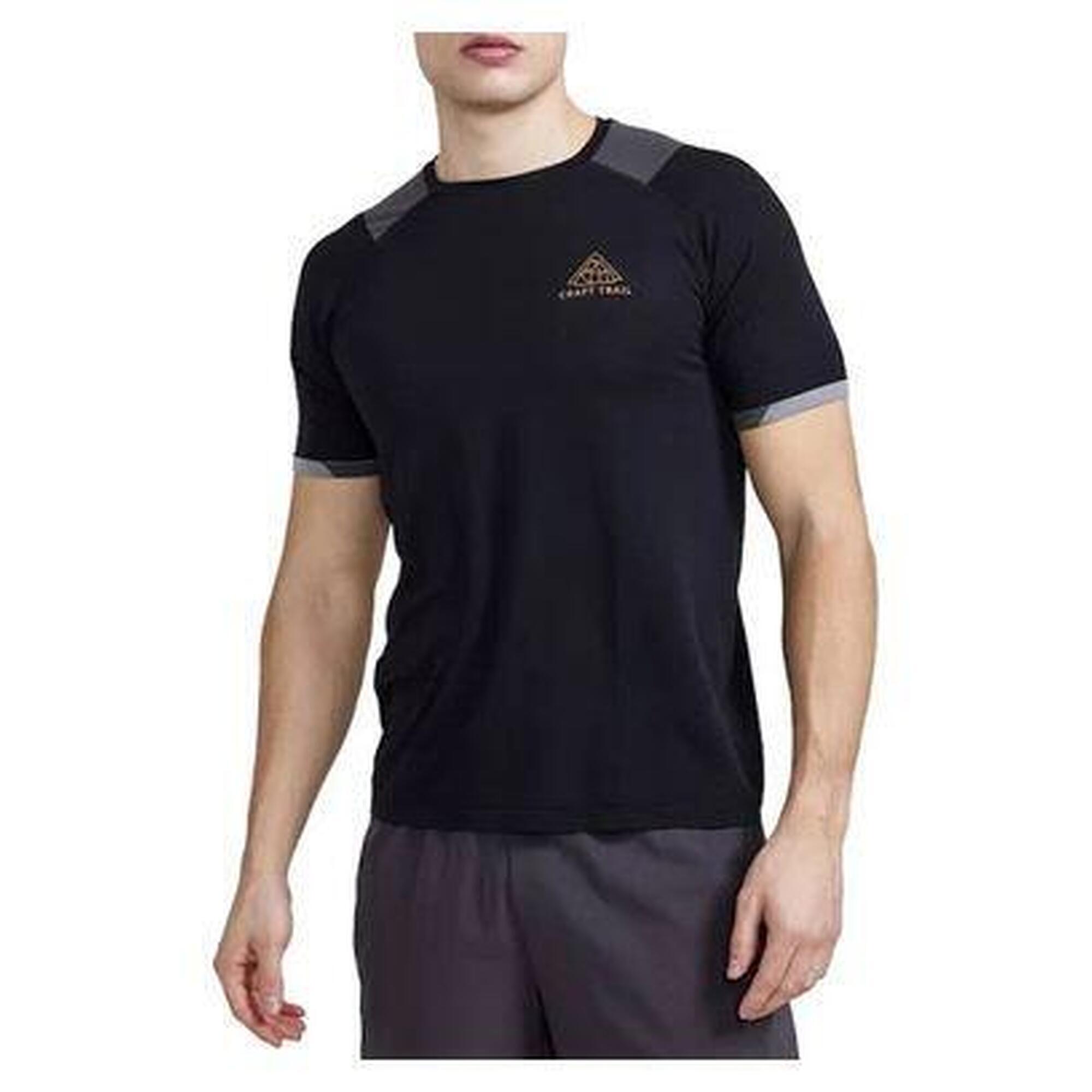 T-Shirt de Running Craft Pro Trail Fuseknit Manches Courtes Homme