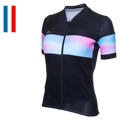 Maillot Manches Courtes Femme LeBram Agnès Noir Crépuscule
