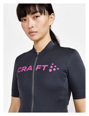 Kurzarmtrikot Damen Craft Essence Bike Grau Pink 3/6