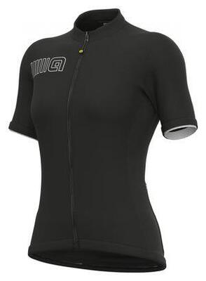 Maglia manica corta da donna Alé Color Block nera