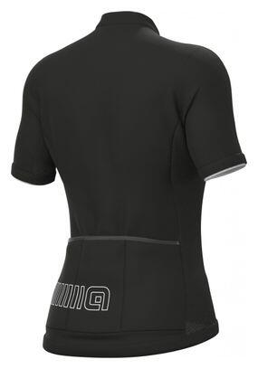 Maglia manica corta da donna Alé Color Block nera 2/5