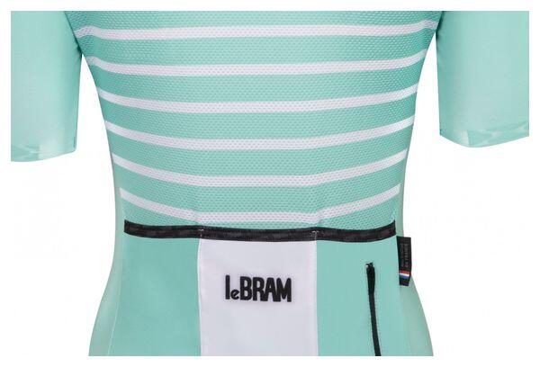 Maglia manica corta LeBram Ventoux Donna Celeste Verde Vestibilità Sartoriale 5/7