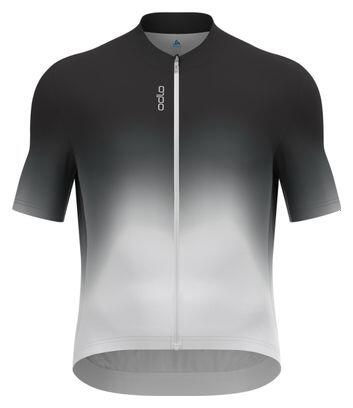 Odlo Zeroweight Chill-Tec Kurzarm-Radtrikot Schwarz/Weiß