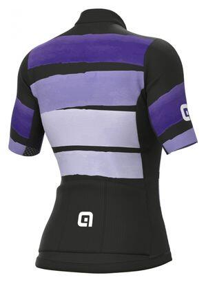 Maglia manica corta da donna Alé Track viola 2/5