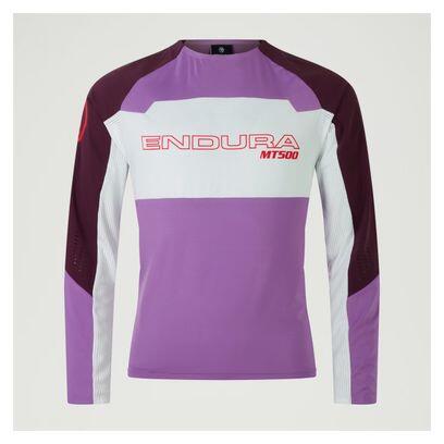 Endura MT500 Burner Lite Purple Camisola de manga comprida 4/7